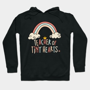 Teacher Of Tiny Hearts Valentine's Day For Teachers Hoodie